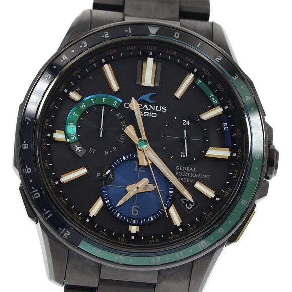 CASIO Oceanus OCW-G1100E-1AJF GPS hybrid Solar Powered Radio Men's Watch_889095 - Picture 1 of 7